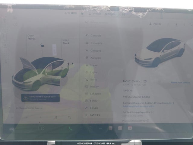 2025 TESLA MODEL 3 5YJ3E1EA7SF976853 Photo 6