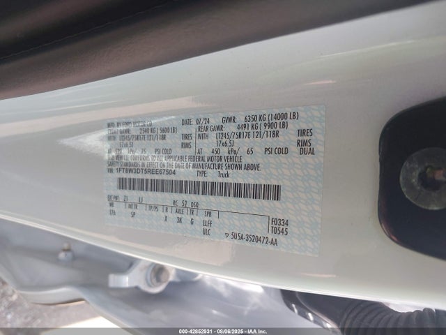 Ford F-350 2024 1FT8W3DT5REE67504 Image 8