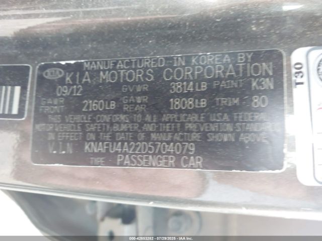 2013 KIA FORTE KNAFU4A22D5704079 Photo 8