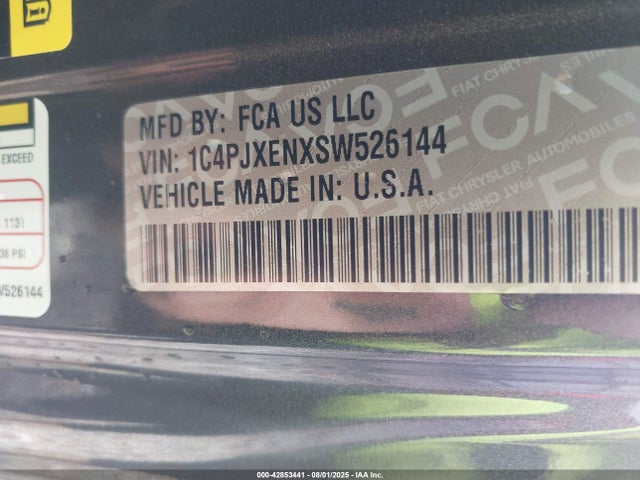 1C4PJXENXSW526144 Jeep 2025