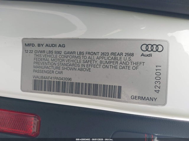 2023 AUDI S4 WAUB4AF41PA043096 Photo 8