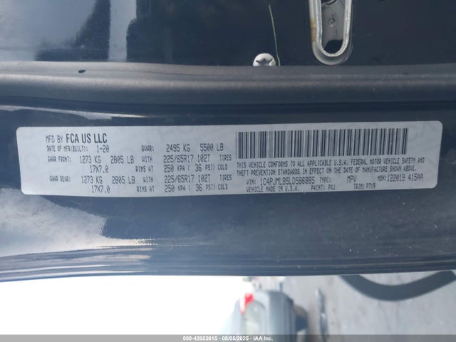Jeep Cherokee 2020 1C4PJMLB5LD586885 Image 9