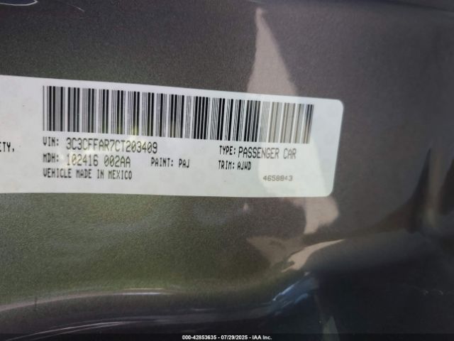 2012 FIAT 500 3C3CFFAR7CT203409 Photo 8