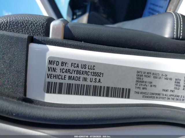 2024 JEEP GRAND CHEROKEE 4XE 1C4RJYB6XRC135521 Photo 8