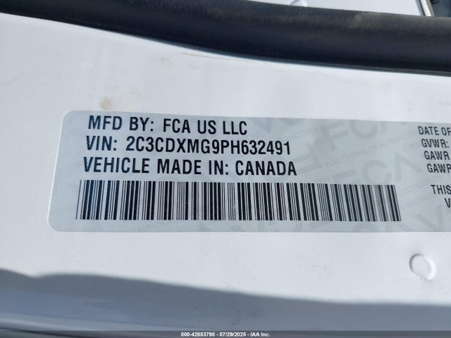 2C3CDXMG9PH632491 Dodge Charger