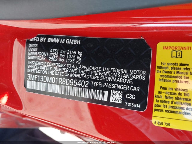 3MF13DM01R8D95402 BMW M2