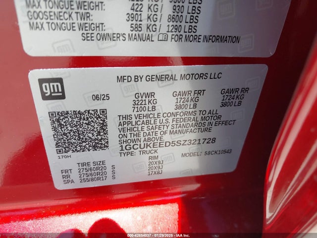 Chevrolet Silverado 2025 1GCUKEED5SZ321728 Image 22