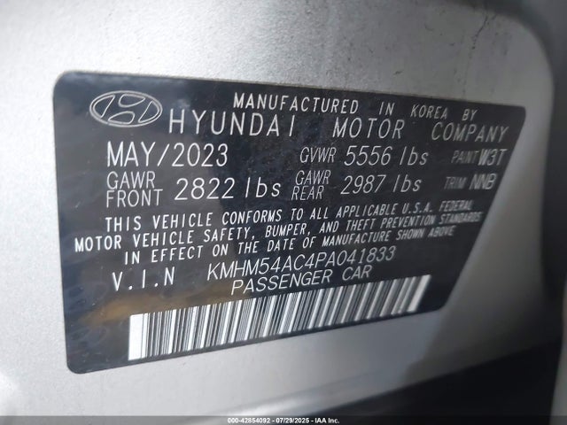 Hyundai 2023 2023 KMHM54AC4PA041833 Image 9