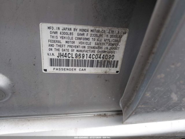 2004 ACURA TSX JH4CL96914C044090 Photo 8