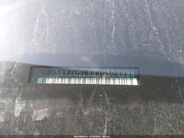 5XYZU3LB3JG503396 Hyundai gdi theta ii