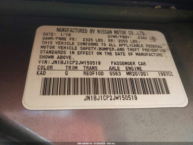 Nissan 2018 2018 JN1BJ1CP2JW150519 Image 9
