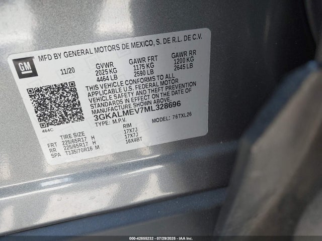 3GKALMEV7ML328696 GMC lyx
