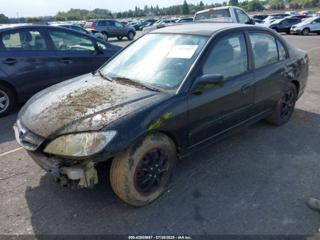 2004 HONDA CIVIC 2HGES16564H551741 Photo 1