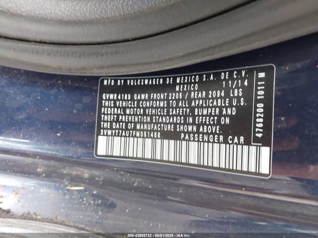 2015 VOLKSWAGEN GOLF GTI 3VWYT7AU7FM051468 Photo 8