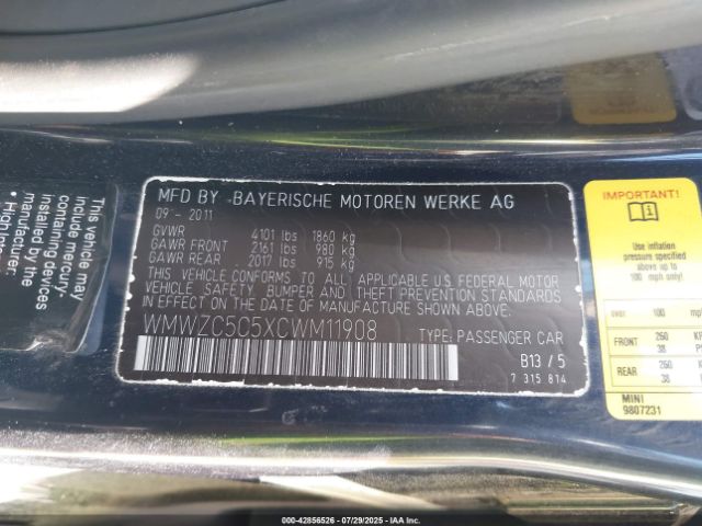 2012 MINI COOPER S COUNTRYMAN WMWZC5C5XCWM11908 Photo 8