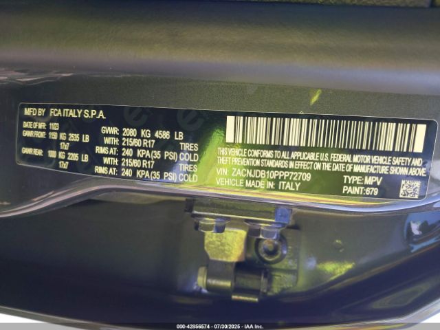 2023 JEEP RENEGADE ZACNJDB10PPP72709 Photo 8