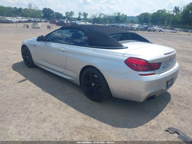 2013 BMW 650I WBAYP1C53DDX00568 Photo 2