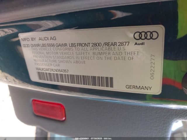 2020 AUDI A6 WAUK2AF2XLN064357 Photo 8