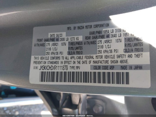 JM3KKDHDXR1111879 Mazda h3 low