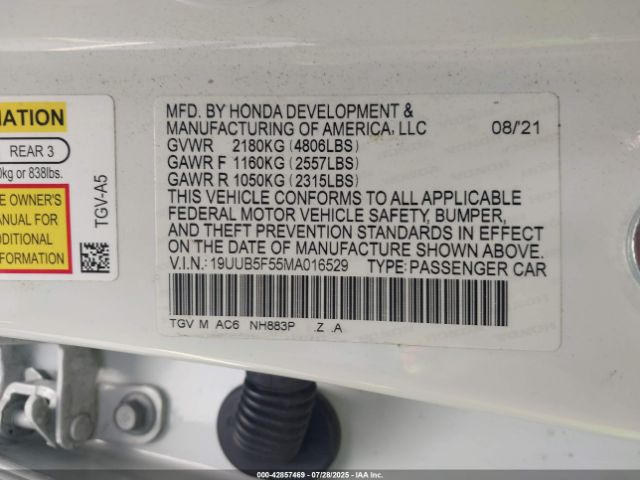 2021 ACURA TLX 19UUB5F55MA016529 Photo 8