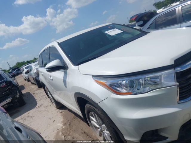 2015 TOYOTA HIGHLANDER 5TDZARFHXFS014192