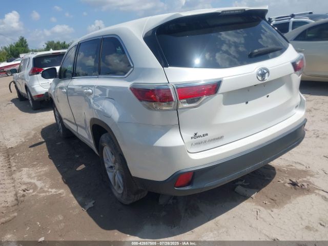 2015 TOYOTA HIGHLANDER 5TDZARFHXFS014192 Photo 2