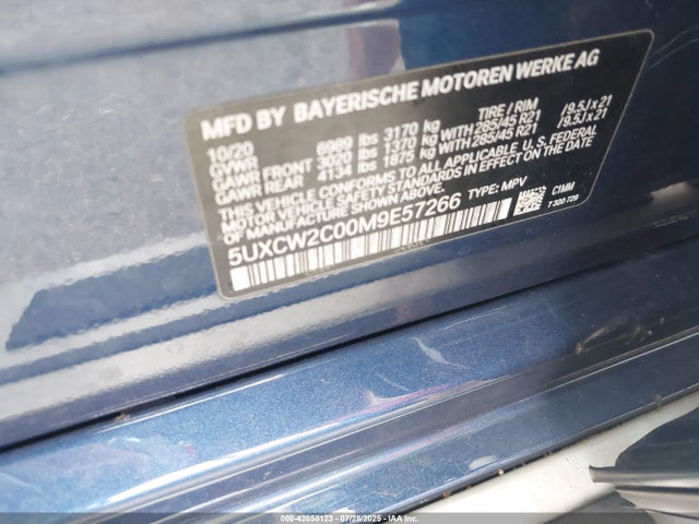 5UXCW2C00M9E57266 BMW X7