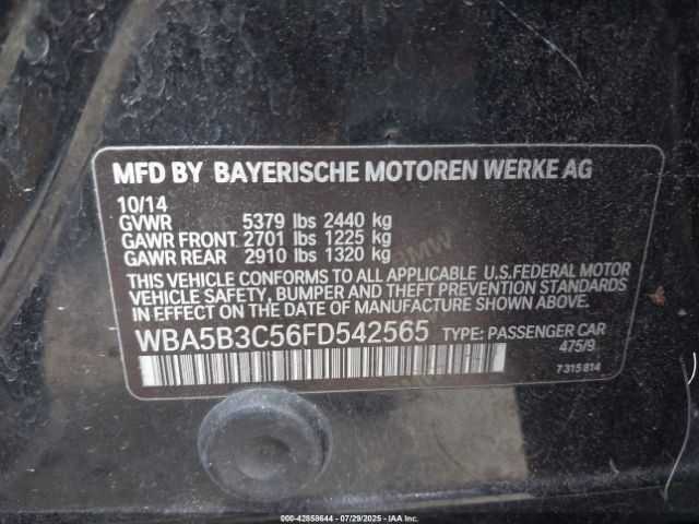 2015 BMW 535I WBA5B3C56FD542565 Photo 8