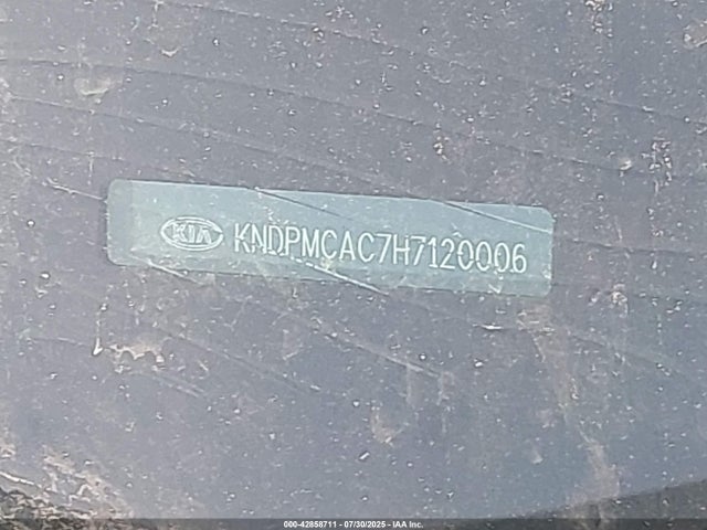 KNDPMCAC7H7120006 KIA gdi theta ii