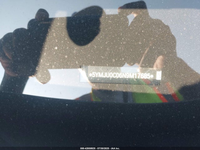 5YMJU0C06N9M17685 BMW X5