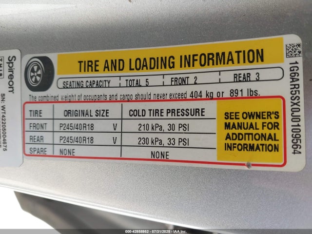 2018 CADILLAC CTS 1G6AR5SX0J0109564 Photo 8