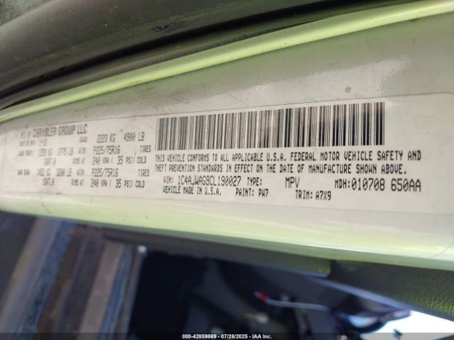 2012 JEEP WRANGLER 1C4AJWAG9CL190027 Photo 8