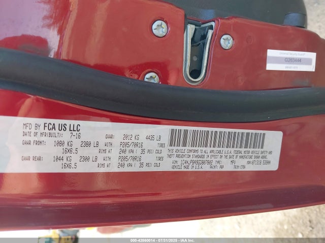 1C4NJPBA9GD807802 Jeep Patriot