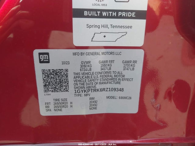 2024 CADILLAC LYRIQ 1GYKPTRK6RZ109348 Photo 8