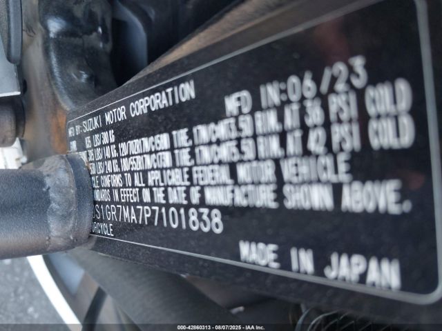 2023 SUZUKI GSX-R750 JS1GR7MA7P7101838 Photo 9