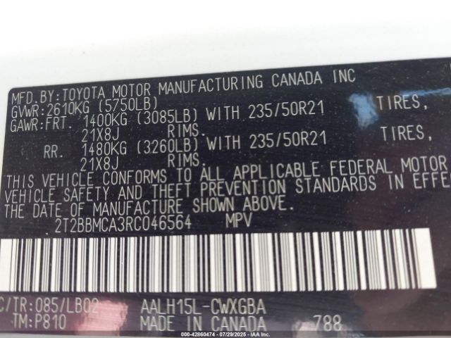 2024 LEXUS RX 350H 2T2BBMCA3RC046564 Photo 8