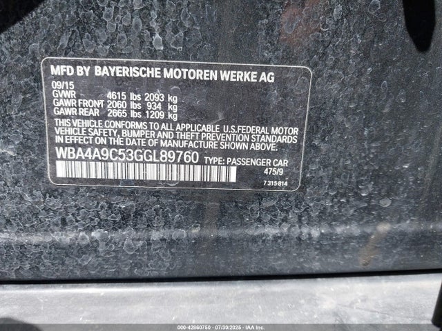 BMW 428i 2016 WBA4A9C53GGL89760 Image 9