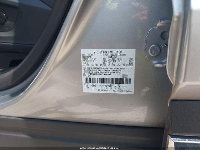 1FMSK7DH6RGA64992 Ford tivct