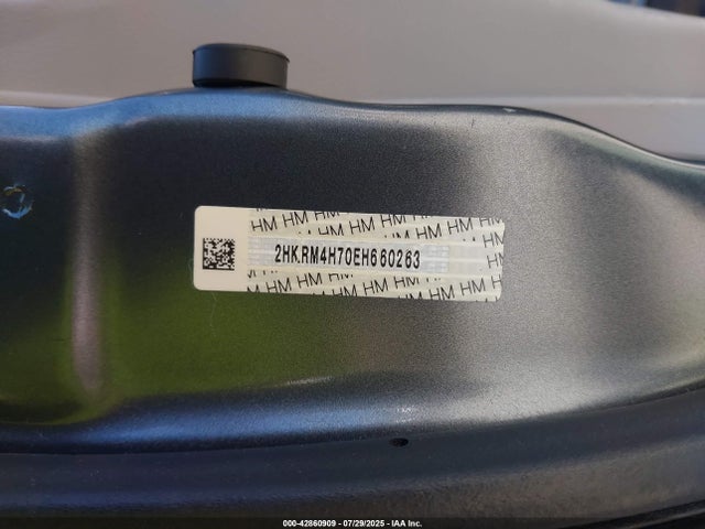 Honda k24z7 2014 2HKRM4H70EH660263 Image 9