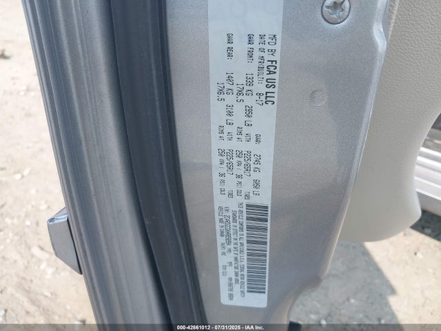 2C4RDGCGXHR858994 Dodge Grand Caravan