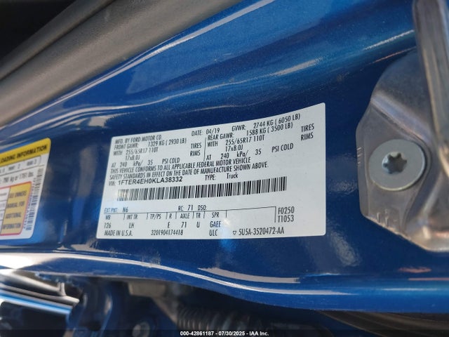 Ford 2019 2019 1FTER4EH0KLA38332 Image 9