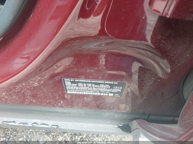 BMW X3 2022 5UX53DP04N9M86730 Image 9