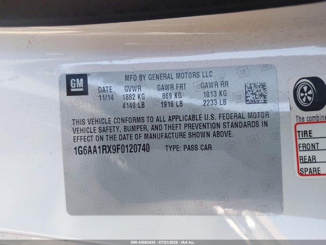 2015 CADILLAC ATS 1G6AA1RX9F0120740 Photo 8