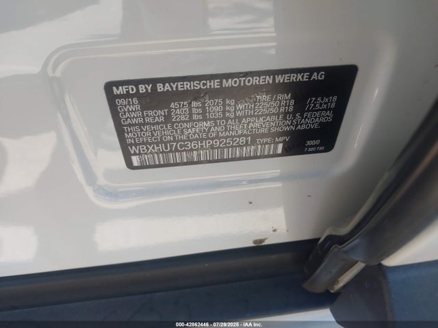 WBXHU7C36HP925281 BMW X1