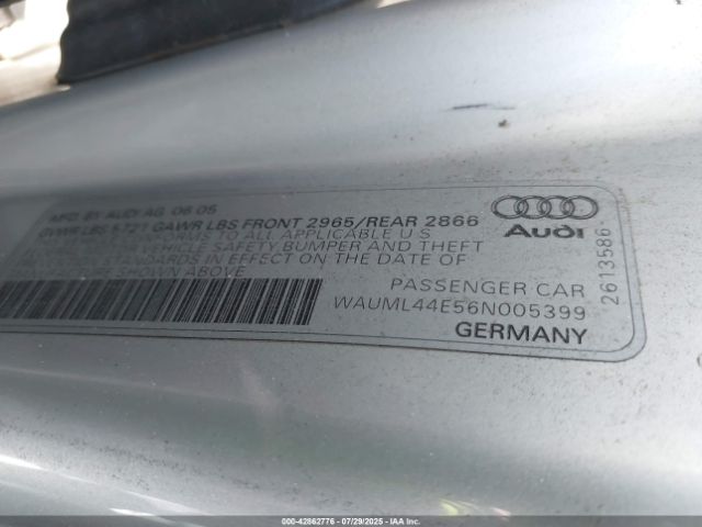 2006 AUDI A8 L WAUML44E56N005399 Photo 8