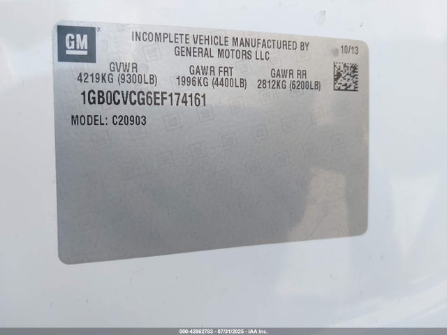 Chevrolet l96 2014 1GB0CVCG6EF174161 Image 9