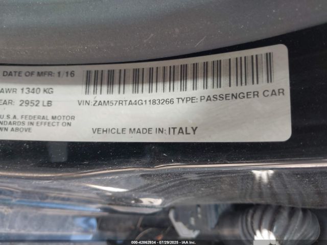 2016 MASERATI GHIBLI ZAM57RTA4G1183266 Photo 8