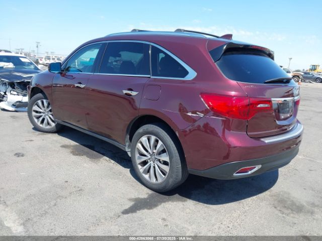 2015 ACURA MDX 5FRYD4H44FB022212 Photo 2