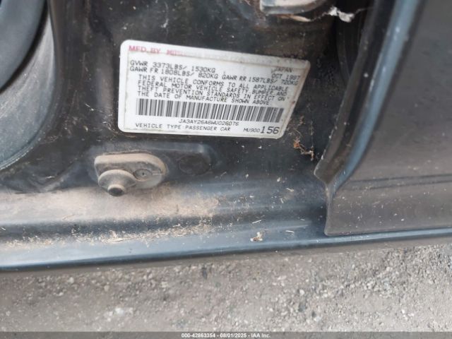 1998 MITSUBISHI MIRAGE JA3AY26A6WU026076 Photo 8