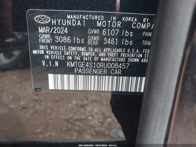 KMTGE4S10RU008457 Genesis G80